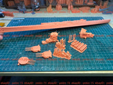 3d Printed Kit 1/700 French Super Battleship Mnf Patrie(full Hull/waterline)